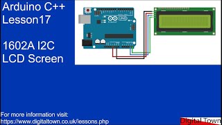 115 Arduino C Lesson 17 1602A I2C LCD screen and String padding [upl. by Brott299]