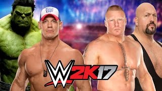 Hulk and John Cena vs Brock Lesnar and Big Show [upl. by Llibyc]