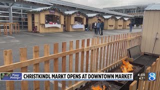 Christkindl Markt opens today at Downtown Market [upl. by Eah957]