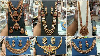 সস্তায় সাউথ ইন্ডিয়ান সীতাহার কিনুন  paikari jewelery market in bangladesh  জুয়েলারি পাইকারি [upl. by Enylecoj]