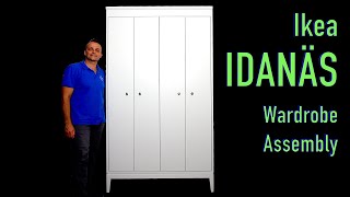 Ikea IDANÄS Wardrobe Assembly  Complete StepbyStep Guide [upl. by Namien]