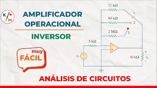 Ctos 41 Amplificador Operacional  Inversor No 517 Alexander  Sadiku 5ed [upl. by Buddy]