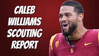 NFL DRAFT PROFILE CALEB WILLIAMS 1 Pick  w Kevin Coleman FootballGuys  Fantasy Football 2024 [upl. by Maghutte]