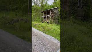 2 story abandoned log cabin [upl. by Nosecyrb]