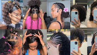 💖Easy Curly Summer hairstyles  hairstyles compilation🦋✨ [upl. by Gasper]