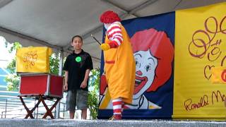 Ronald McDonalds Show in Childrens Festival  Part 1 [upl. by Yrellam]