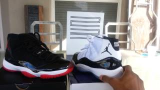 Air Jordan Concord 11 vs Bred 11 Battle of the 11s  SB Junkie [upl. by Bayless]