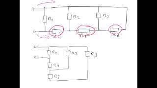 Mittelschwere gemischte Schaltungen  Widerstandsnetzwerke [upl. by Laverne535]