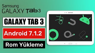 Samsung Galaxy Tab 3 P5210 Android 712 yükleme [upl. by Nawyt180]