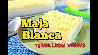 Maja Blanca Recipe Filipino Coconut Pudding [upl. by Edialeda]