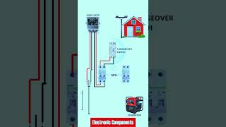 MCB Changeover Switch Wiring Single Phase shots [upl. by Lunsford147]