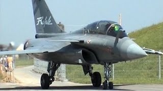 DASSAULT RAFALE ARRIVAL amp FLYING DISPLAY FLOWN BY TEST PILOT ERIC GERARD  AIR04 PAYERNE AIRSHOW [upl. by Eeslehc]