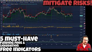 5 MUST HAVE funding rates TradingView indicators I use to manage my bots  funding  liquidations [upl. by Eipper771]