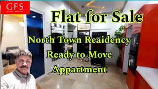 Appartment For Sale  Com 1  Decorated Flate  North Town Residency  Phase 1  GFS [upl. by Namad]