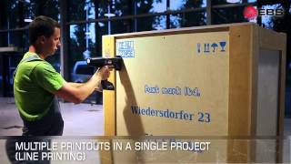 HANDJET ® EBS 260 new hand held portable mobile ink jet [upl. by Acined]