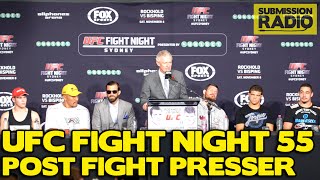 UFC Fight Night Rockhold vs Bisping Post Fight Press Conference [upl. by Alliw50]