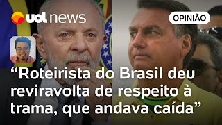 Brasil dá guinada com Bolsonaro indiciado plano contra Lula e homembomba  Sakamoto [upl. by Akihdar]