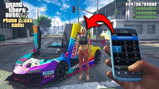 GTA 5  Phone Cheat Cods PS5 PS4 PS3 PC amp Xbox [upl. by Delcina8]