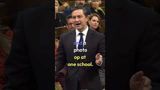 Pierre Poilievre Criticizes Chrystia Freeland’s School Visit Amid Hunger Crisis [upl. by Elbys]