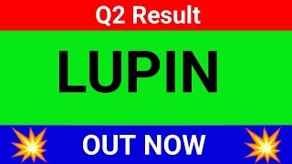 Lupin share Q2 result 2025  Lupin results today  Lupin share latest news  Lupin share news today [upl. by Hamlen]