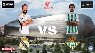 FC24 JORNADA 36  REAL MADRID VS REAL BETIS  LIGA EA SPORTS [upl. by Amekahs]