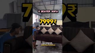 ‼️5 seater sofa at just ₹7999🤯‼️ Sam furniture  Hennur📍furniture bangalore [upl. by Bren]