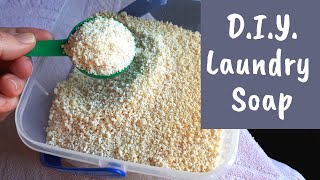 DIY Laundry Soap Powder with Handmade Soap Base [upl. by Shaina139]