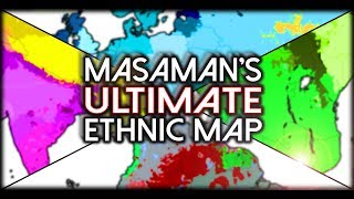 Masamans Ultimate 2019 EthnoRacial Map of the World [upl. by Alaehs]