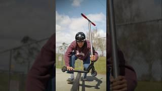 I told yall I could boardslide a rail scooter skatepark skatervsscooter scootervsskater insane [upl. by Odnam]