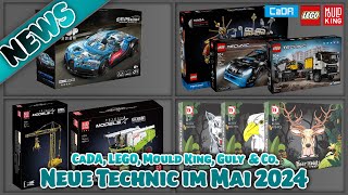 Neue Technic im Mai 2024  CaDA LEGO Mould King und mehr [upl. by Adnohryt]