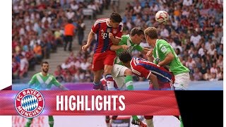 Highlights FC Bayern vs VfL Wolfsburg  Telekom Cup 2014 [upl. by Dodwell]