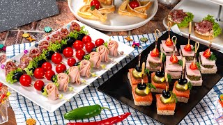 Easy Simple and Tasty Appetizer Recipes that will leave everyone surprised Quick party snacks [upl. by Grubb]