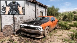 Rebuilding Dodge Challenger SRT Hellcat  Forza Horizon 5 Thrustmaster TX Steering Wheel Gameplay [upl. by Rennie]