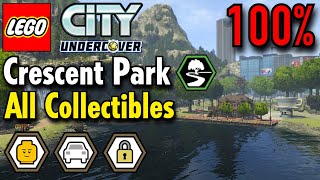 LEGO City Undercover  Crescent Park 100 Guide All Collectibles Free Roam Gameplay [upl. by Zobkiw919]