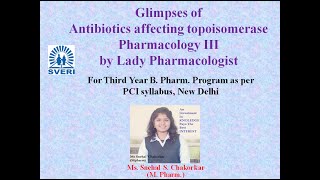 All detailed pharmacology of antibiotics affecting topoisomerase enzyme quinolone derivatives [upl. by Lita168]