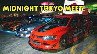 Taking Tokyo Drift Evo to MIDNIGHT CAR MEET IN JAPAN TOKYO DRIFT CAR MEET [upl. by Conlee]