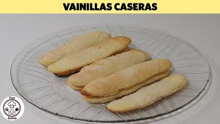 Vainillas caseras faciles y sin molde  fran cocina [upl. by Anileba]