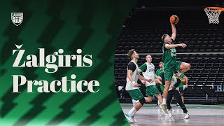 First practice in renewed Žalgirio Arena [upl. by Fey]