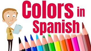 Colors in Spanish  Homeschool Pop Spanish [upl. by Aleina]