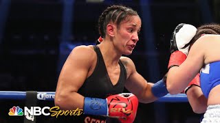 Amanda Serrano knocks out Daniela Bermudez in Ring City Boxing main event  NBC Sports [upl. by Aihseken]