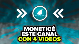 Cómo MONETICÉ un Canal con Sólo 4 VIDEOS 2024 [upl. by Aeriell]