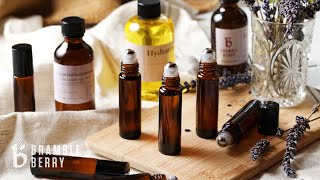 How to Blend Essential Oils  Make Aromatherapy Body Oil  Tips from an Expert  Bramble Berry [upl. by Nyvek507]