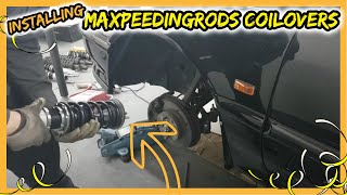 ITS ABOUT TIME👉 Installing MAXPEEDINGRODS COILOVERS👀  How To Adjust Preload and Height [upl. by Pavlish]