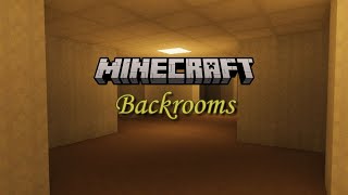 MINECRAFT BACKROOMS  1 [upl. by Mistrot]