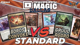 Boros Convoke vs Gruul Ramp  MTG Standard  Dreamhack Dallas Regional Championship  Finals [upl. by Boy896]