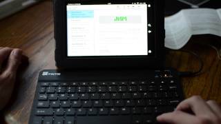 Fintie Ultrathin keyboard review Android 10in w kindle HD 7in [upl. by Rem730]