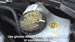 where is the brake fluid nissan altima 2013 2014 [upl. by Seaman]