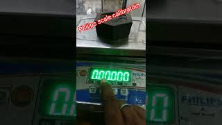 Philips weighing scale calibratoin calibration digitalweighingscale rbweighingsolution [upl. by Killen]