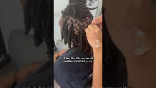 Two Strand Twists on Locs locjourney shorts [upl. by Annait]