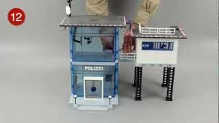 Playmobil® Polizei Kommandostation 5176  Zusammenbau AufBauAnleitung  Assembling Instruction [upl. by Winters914]